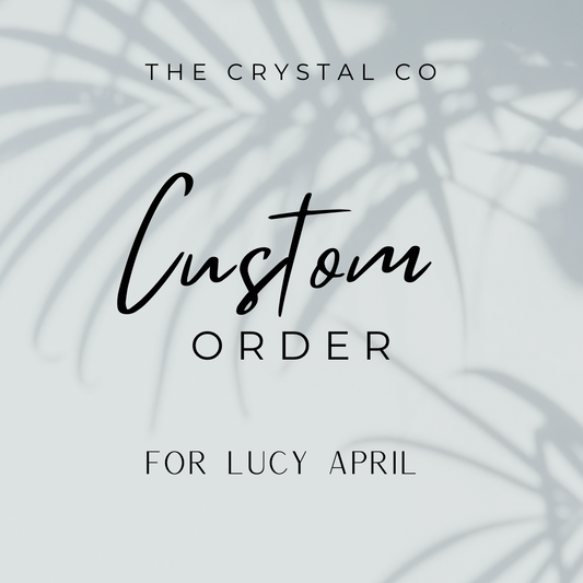 Custom order for Lucy April