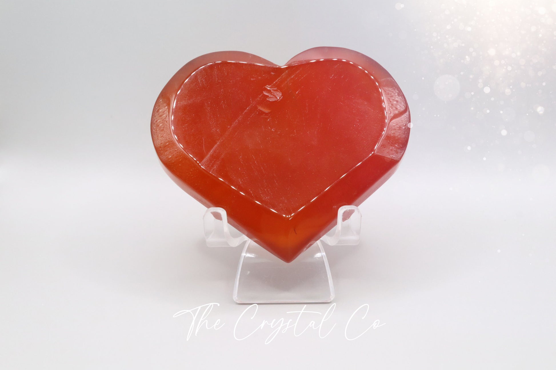 Natural Carnelian Large Heart Carving with Druzy, can be used for Creativity and Motivation