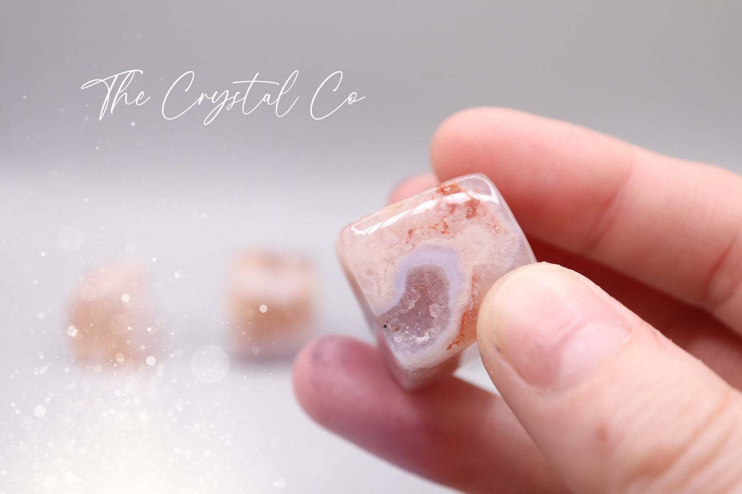 Beautiful Flower Agate / Cherry Flower Crystal Cubes. Some of these little beauties even have little druzy's inside that are full of sparkle. The cubes are full of beautiful colouring and patterns. You will receive one chosen at random. Ideal as pocket crystals and little gifts for crystal lovers.