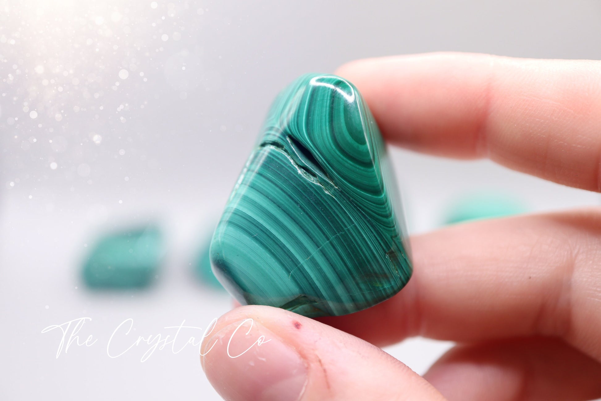 Gorgeous Natural Small and Medium sized Malachite Tumbles - Ideal Pocket Crystals and gifts - For Visualisation and Insight