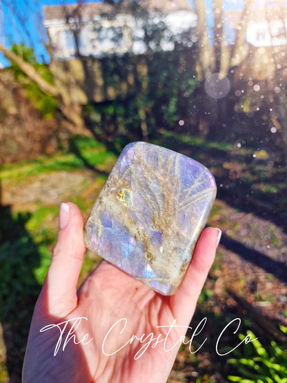 Rainbow Flash, Spectrolite Labradorite, Natural Crystal Freeform