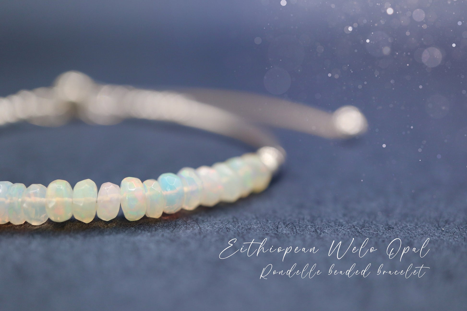 Faceted Ethiopian Welo Opal Stacking Bracelet - gifts for her