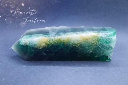 Large Green Fluorite Slab - Crystal Freeform - Crystal Decor - for clarity & structure