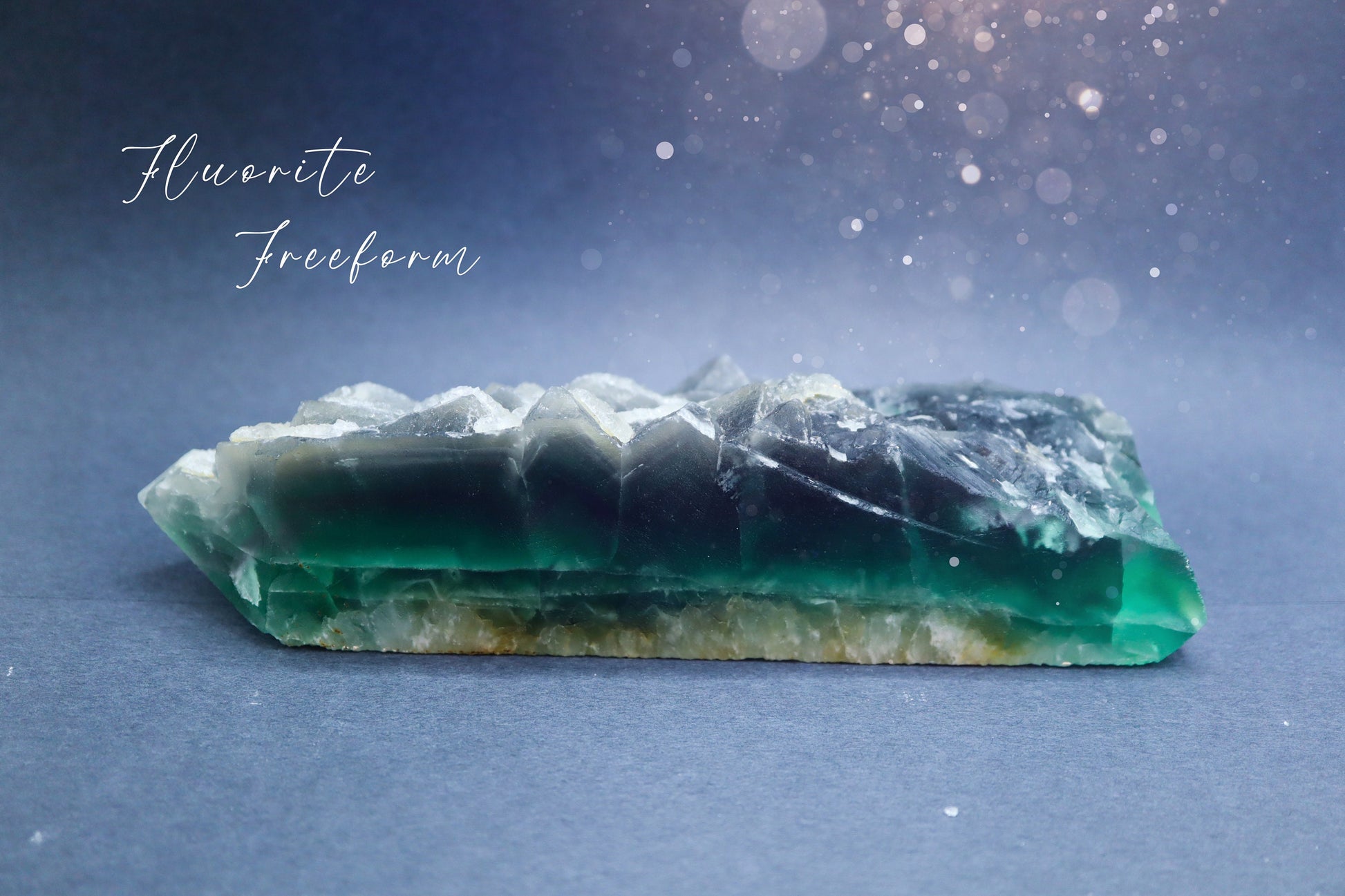 Large Green Fluorite Slab - Crystal Freeform - Crystal Decor - for clarity & structure