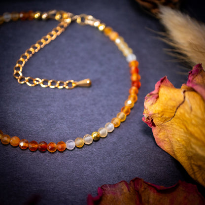 Bold and stunning, Carnelian stacking Bracelet. This bracelet has been made using the finest opals which are full of beautiful colours and sparkles. Strung on durable yet flexible 49 strand beading wire which gives a beautiful drape on the wrist.