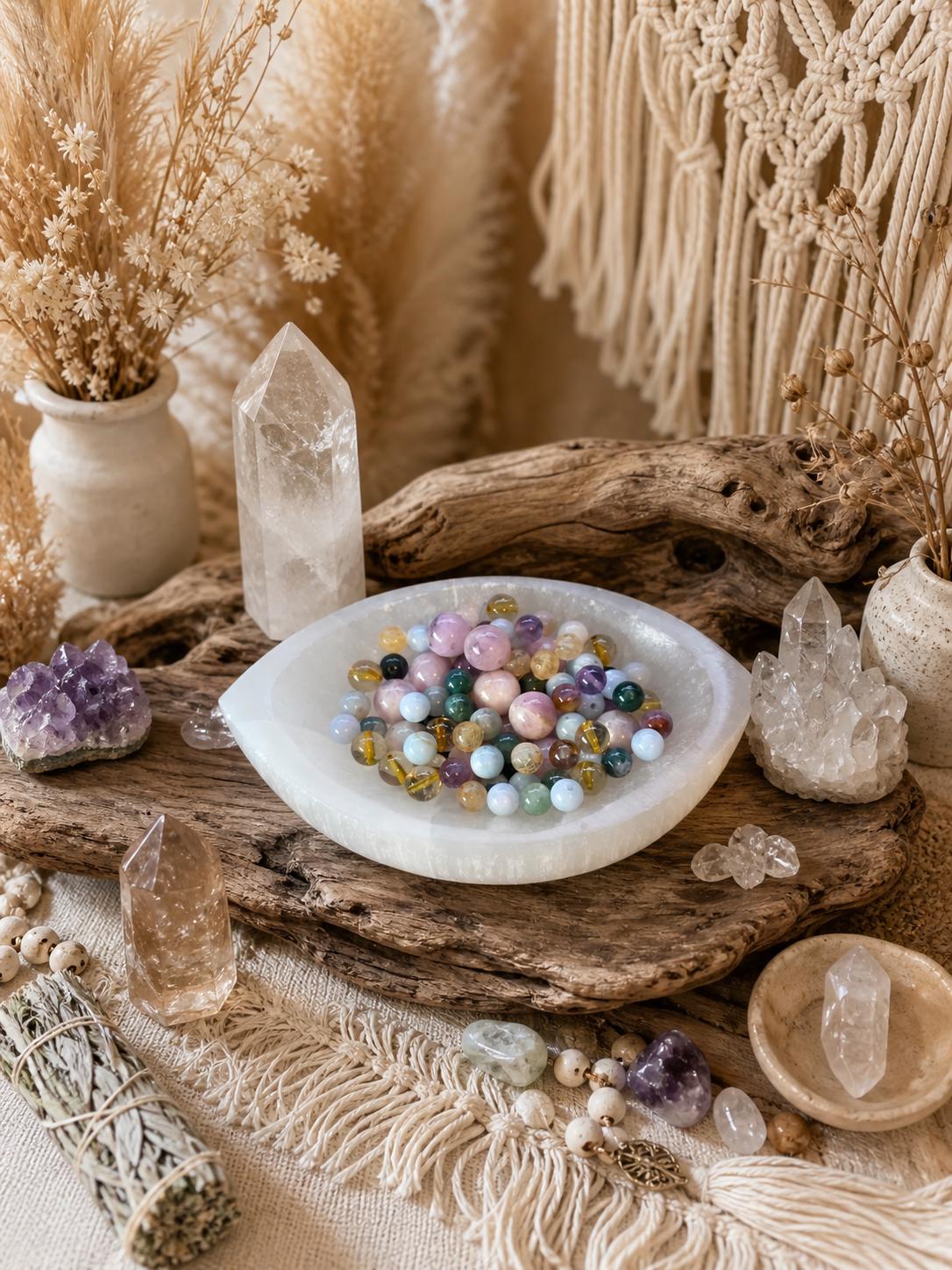 Create something truly personal with this beautifully handcrafted crystal macrame bracelet. Each piece is made to order, allowing you to choose the crystal that resonates most with you—whether you're drawn to its energy, meaning, or simply its natural beauty. Carefully hand-knotted using durable, high-quality linhastia waxed cord, this bracelet is designed to be both stylish and long-lasting. The sliding knot ensures a comfortable fit for all wrist sizes, making it perfect for everyday wear.